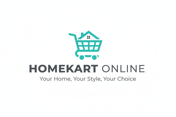 brand name homekart online - sell kitchenware personal care beauty cosmetics men accessories products, create a tag line with logo