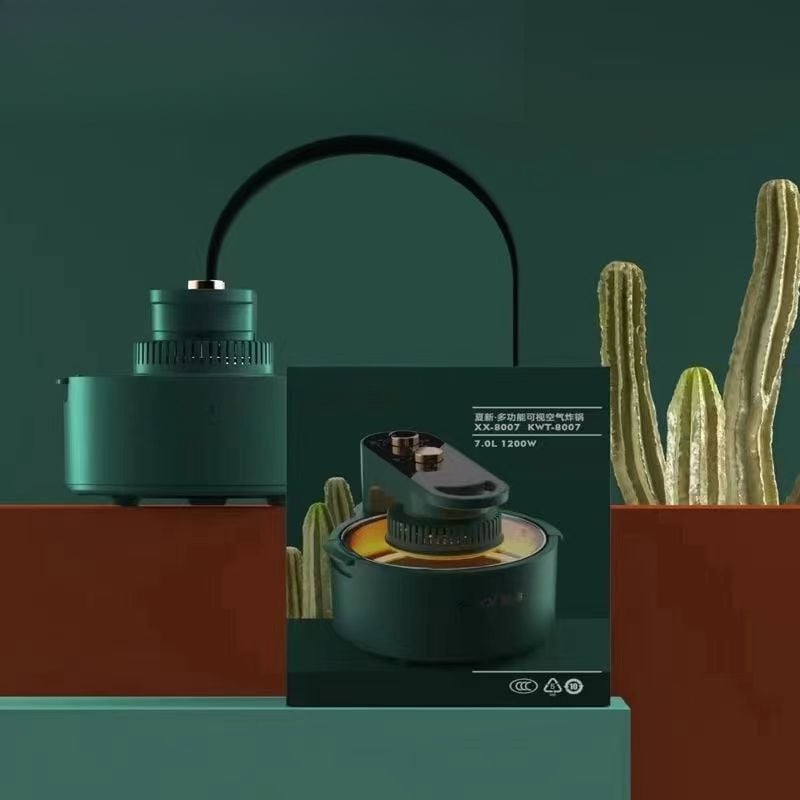 Visual Air Fryer, 5L Household Electric Oil-Free Multi-function Cooker