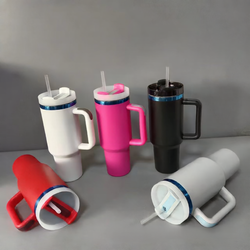 40oz Ion-Plated Tumbler ? 304 Stainless Steel Insulated Cup with Straw for Car & Outdoor Use